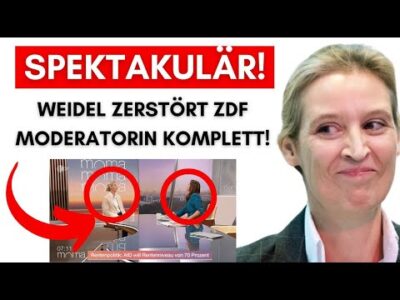 Mehr über den Artikel erfahren Arrogante ZDF-Moderatorin wird von Weidel zerlegt!