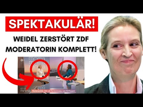 Arrogante ZDF-Moderatorin wird von Weidel zerlegt!