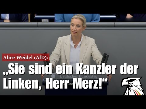 Alice Weidel (AfD): „Sie sind ein Kanzler der Linken, Herr Merz!“