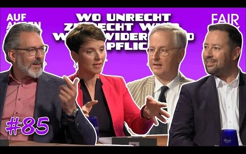 WO UNRECHT ZU RECHT WIRD … mit Frauke Petry, Carlos A. Gebauer, Markus Bönig und Sascha Matussek