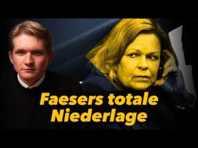 Mehr über den Artikel erfahren Faesers AfD-Plan scheitert komplett +++ Die Wahrheit über das Gutachten +++ Böhmermanns Blamage