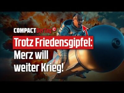 Mehr über den Artikel erfahren Trotz Friedensgipfel: Merz will weiter Krieg!💥