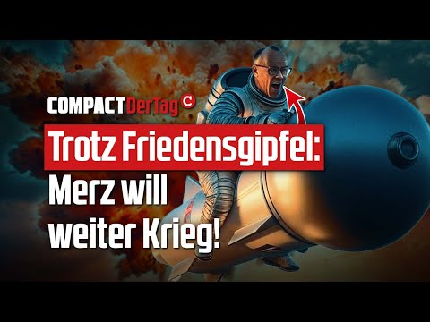 Trotz Friedensgipfel: Merz will weiter Krieg!💥