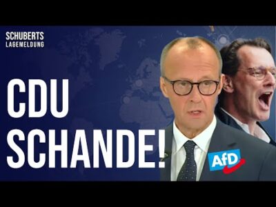 Mehr über den Artikel erfahren Erbärmlich: So tief ist die CDU gesunken + AfD-Brandmauer der CDU wird…