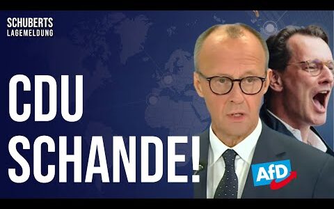 Erbärmlich: So tief ist die CDU gesunken + AfD-Brandmauer der CDU wird…