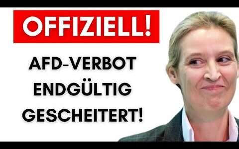 CDU bestätigt: AfD-Verbot rechtlich nicht umsetzbar!