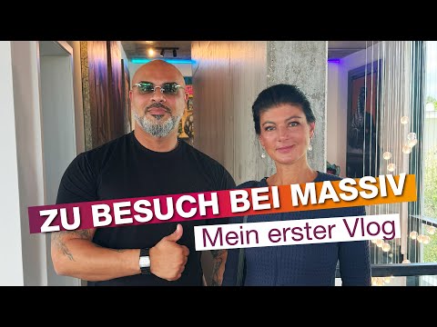 Zu Besuch bei MASSIV und TV-Interviews – Ein Tag im Leben von Sahra Wagenknecht