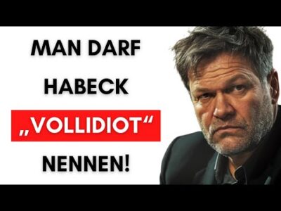 Mehr über den Artikel erfahren Gerichtsurteil: Heftige Klatsche für Habeck vor Gericht!