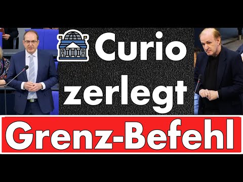 Curio grillt Dobrindt in der Regierungsbefragung! ‚Das Richtige an der Grenze tun‘