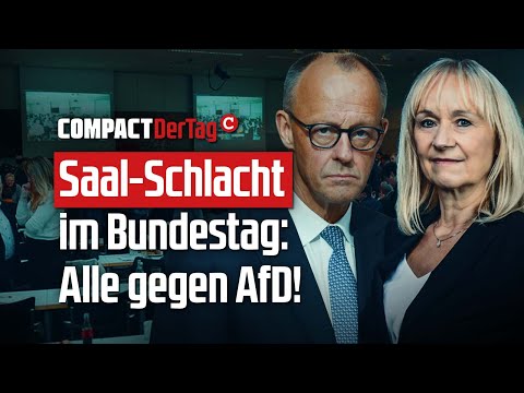 Saal-Schlacht im Bundestag: Alle gegen AfD!💥