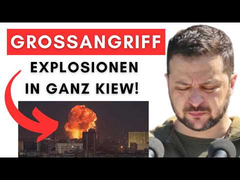 Riesiger Angriff auf Millionenstadt Kiew mit Raketen & Drohnen
