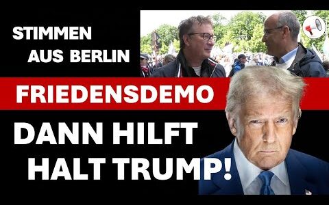 Wir werden Allianzen schmieden | Rainer Rothfuß auf der Friedensdemo in Berlin