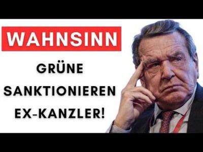 Mehr über den Artikel erfahren Grüne lassen Schröders Bankkonto sperren – Grund ist unfassbar!
