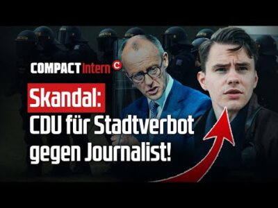 Mehr über den Artikel erfahren Skandal: CDU für Stadtverbot gegen Journalist!