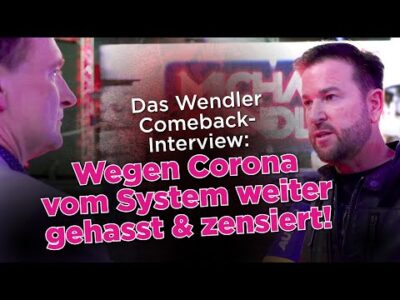 Mehr über den Artikel erfahren Wegen Corona-Aufklärung zensiert, gehasst und boykottiert – Wendlers Comeback-Interview