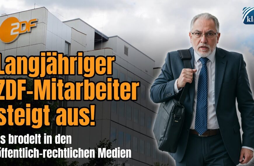 Langjähriger ZDF-Mitarbeiter steigt aus! Es brodelt in den öffentlich-rechtlichen Medien
