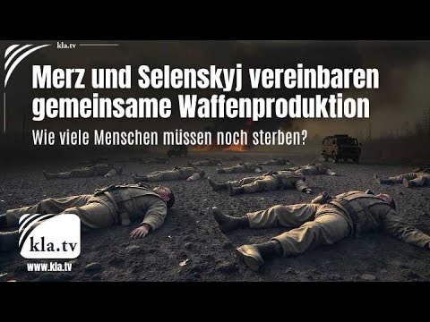 Merz und Selenskyj vereinbaren gemeinsame Waffenproduktion