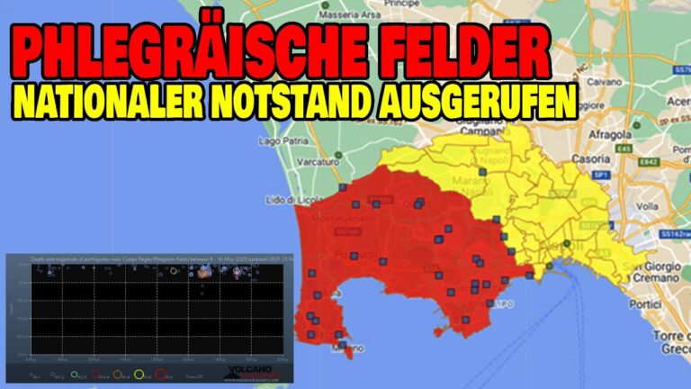 Mehr über den Artikel erfahren Phlegräische Felder – Nationaler Notstand ausgerufen