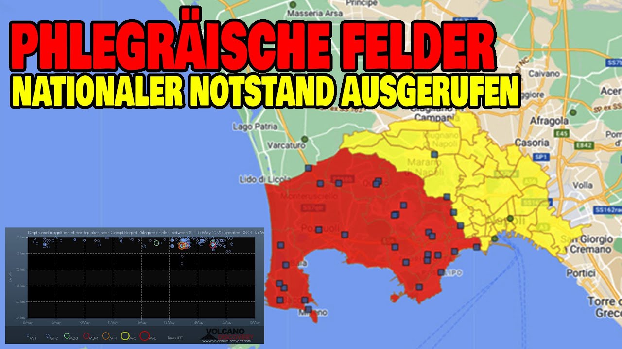 Phlegräische Felder – Nationaler Notstand ausgerufen