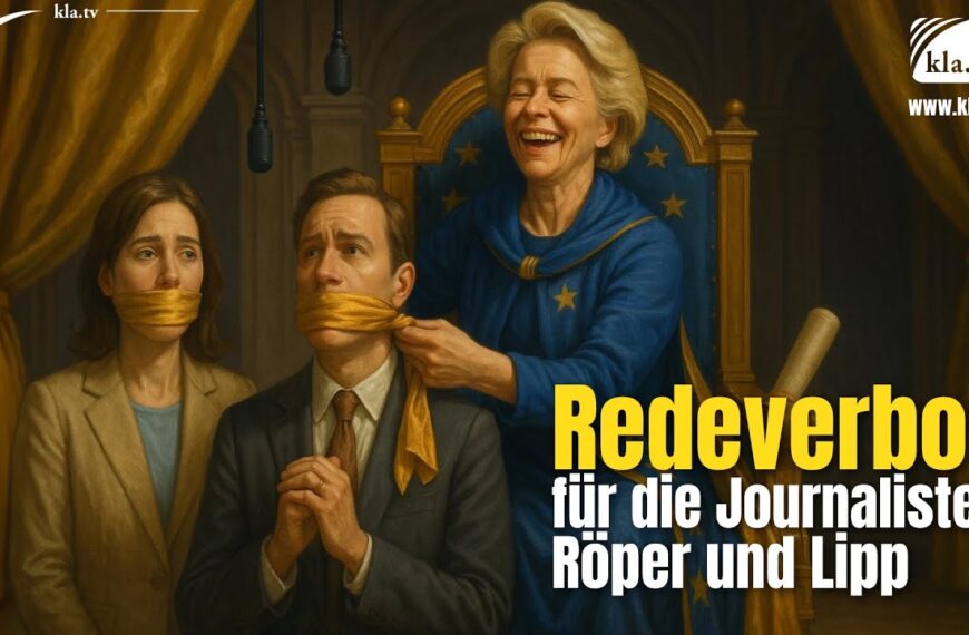Redeverbot für die Journalisten Röper und Lipp – Von der Leyen setzt ihre Agenda um