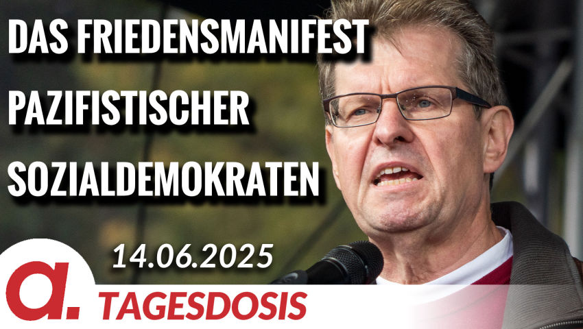 Das Manifest für den Frieden pazifistischer Sozialdemokraten | Von Uwe Froschauer