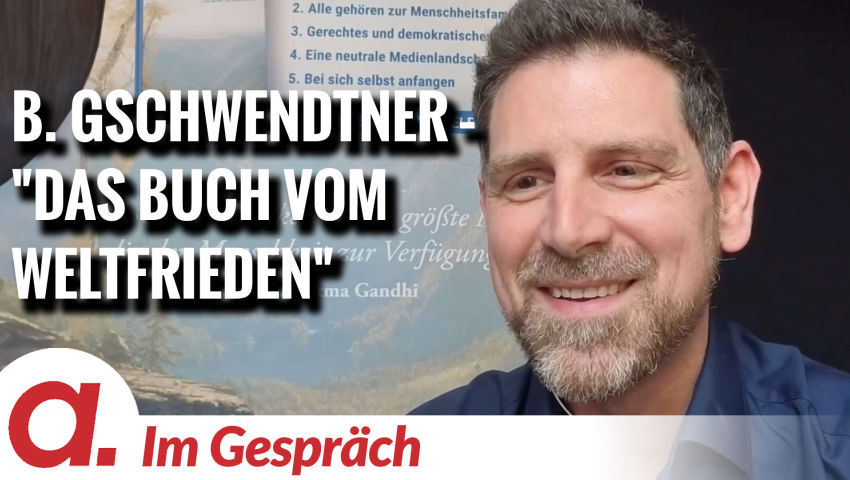 Im Gespräch: Björn Gschwendtner | „Das Buch vom Weltfrieden“