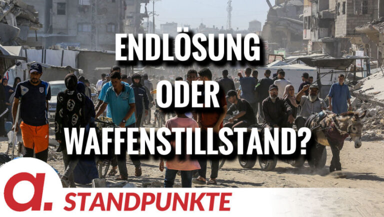 Mehr über den Artikel erfahren Endlösung oder Waffenstillstand? | Von Jochen Mitschka