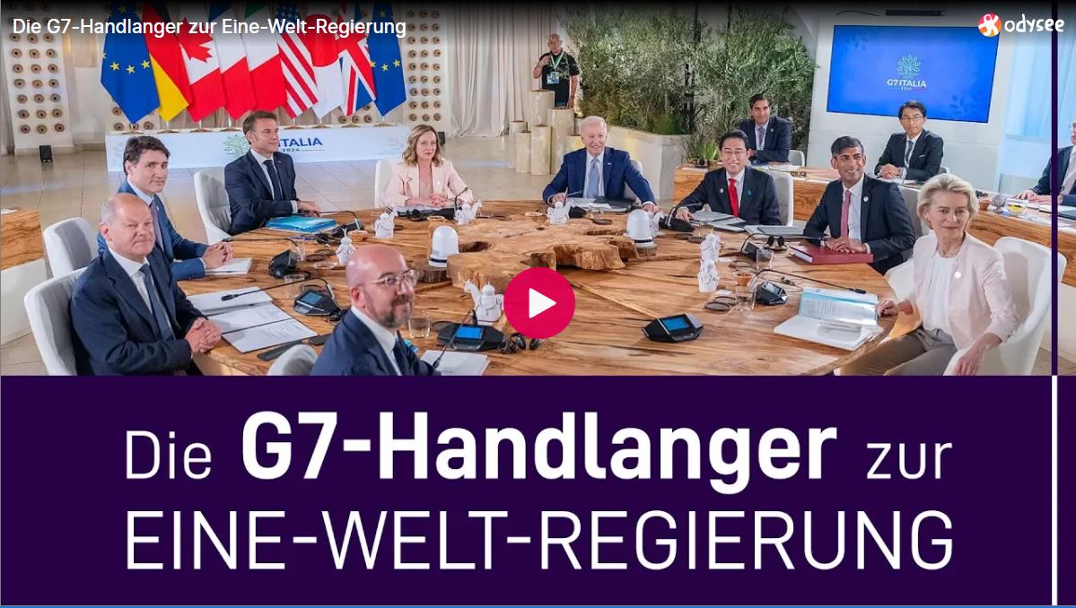 Die G7-Handlanger zur Eine-Welt-Regierung