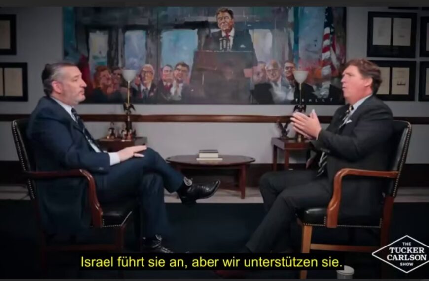 Tucker Carlson stellt Ted Cruz (US-Senator) eine Fangfrage zum Iran