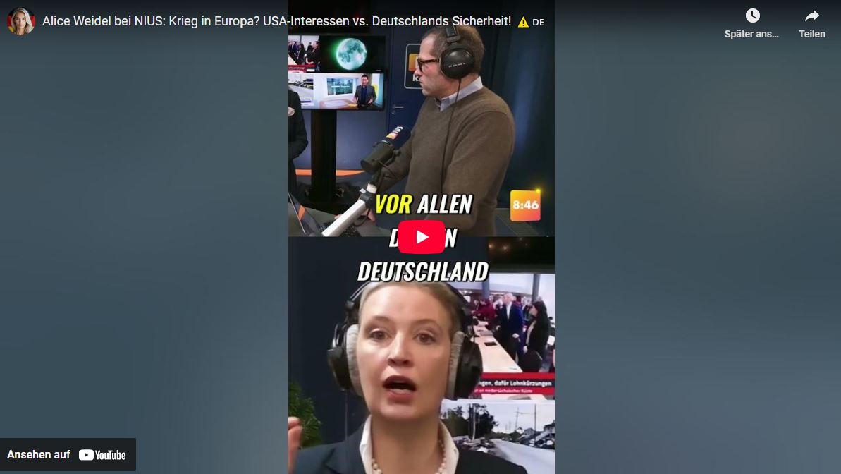 Alice Weidel: „Wenn der NATO-Eintrittsfall passiert, wird Deutschland platt sein!“