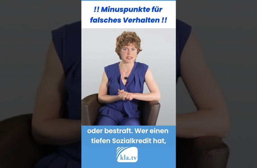 ️Minuspunkte fürs falsche Verhalten – Made in China