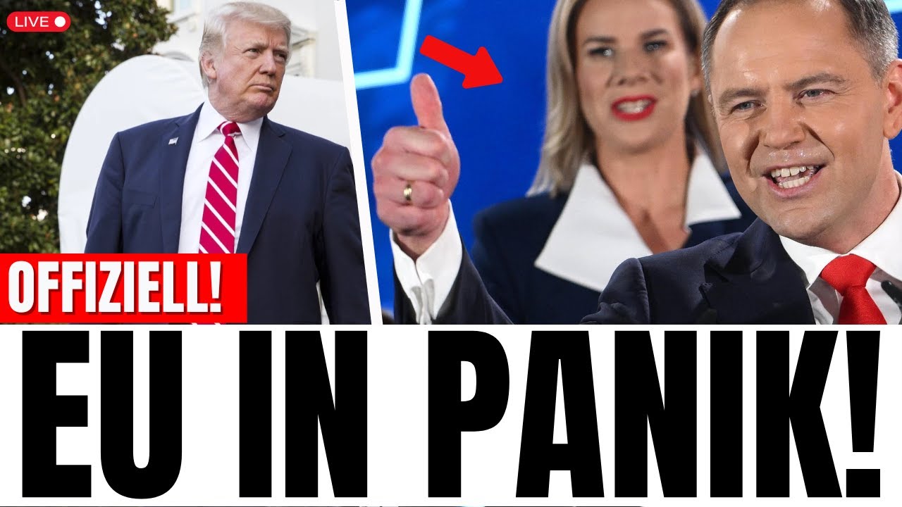 GERADE EBEN: Trumps Statement über Polen bringt Europa in Panik !