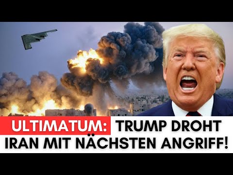 Trump droht mit Krieg + Neue Telepromter-Attacke + Drohnenangriff auf Iran trotz Waffenstillstand!
