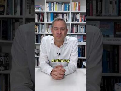 Mehr über den Artikel erfahren HOFFNUNG MUSS TRAINIERT WERDEN | DANIELE GANSER