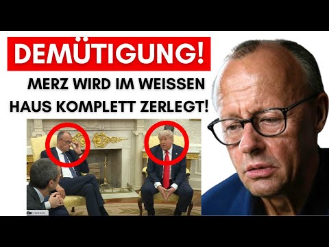 Vor 5 Minuten: Merz wird von Trump & Presse KOMPLETT vorgeführt!