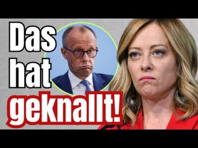 Mehr über den Artikel erfahren KNALLHART! Meloni sagt, was deutsche Politiker NICHT WAGEN!
