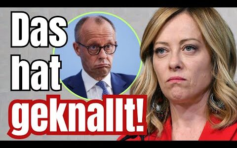 KNALLHART! Meloni sagt, was deutsche Politiker NICHT WAGEN!