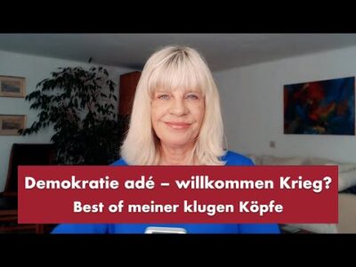 Mehr über den Artikel erfahren Demokratie adé – willkommen Krieg? – Punkt.PRERADOVIC mit klugen Köpfen