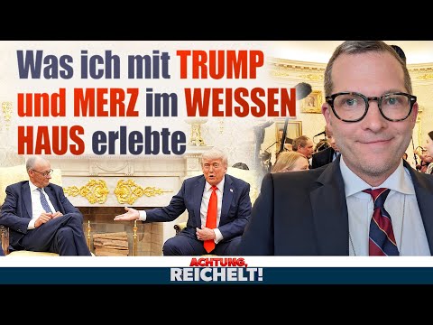 Merz wollte NIUS nicht bei Trump dabei haben – aber Reichelt war da! | Achtung, Reichelt!