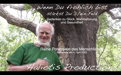 Wenn Du fröhlich bist stärkst Du D/ein Feld