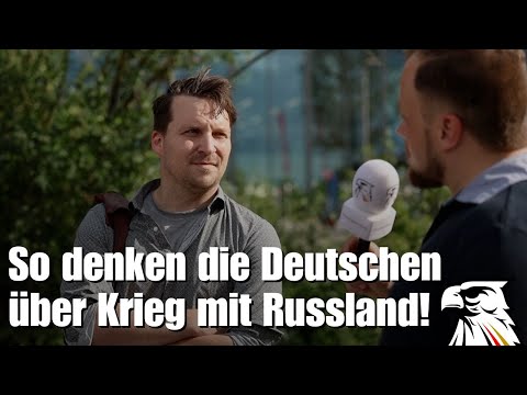 So denken die Deutschen über Krieg mit Russland!