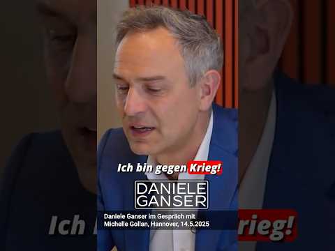 Daniele Ganser: Ich bin gegen Krieg!