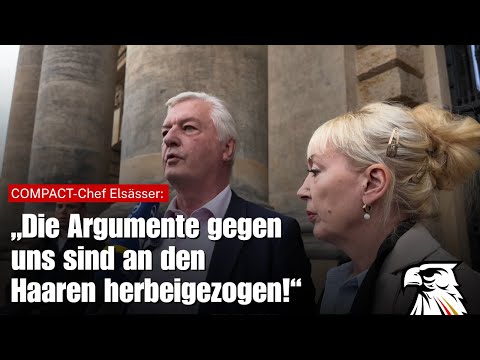 COMPACT-Chef Elsässer: „Die Argumente gegen uns sind an den Haaren herbeigezogen!“