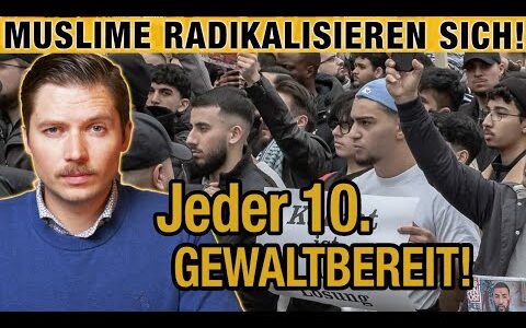 Studie zeigt: Deutsche Muslime radikalisieren sich! Jeder 10. gewaltbereit