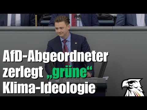 „CO₂ ist kein Feind – es ist Leben!“ – AfD-Abgeordneter zerlegt „grüne“ Klima-Ideologie im Bundestag