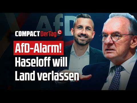 AfD-Alarm! Haseloff will Land verlassen💥