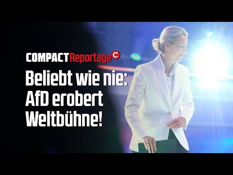 Beliebt wie nie: AfD erobert Weltbühne!