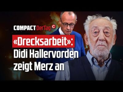 Mehr über den Artikel erfahren «Drecksarbeit»: Didi Hallervorden zeigt Merz an💥