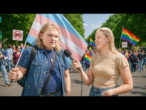 Ich wurde verbannt: Anti-AfD-Demo zwischen Trans-Flagge und N*zi-Keule…