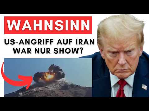 Offiziell: Trump informierte Iran VOR Angriff, sodass die alles evakuieren können!